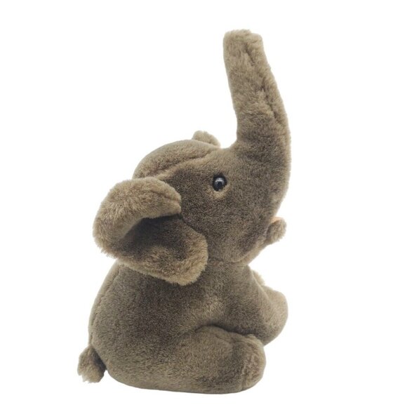 Carousel Plush Grey Elephant Stuffed Animal Toy - Hard‎ to find Vintage 1983 - Picture 1 of 7
